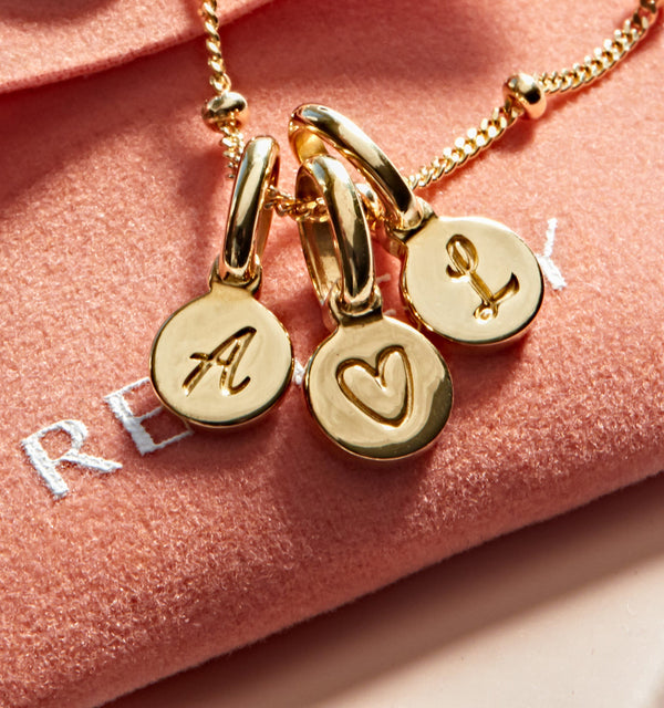Triple Initials Necklace