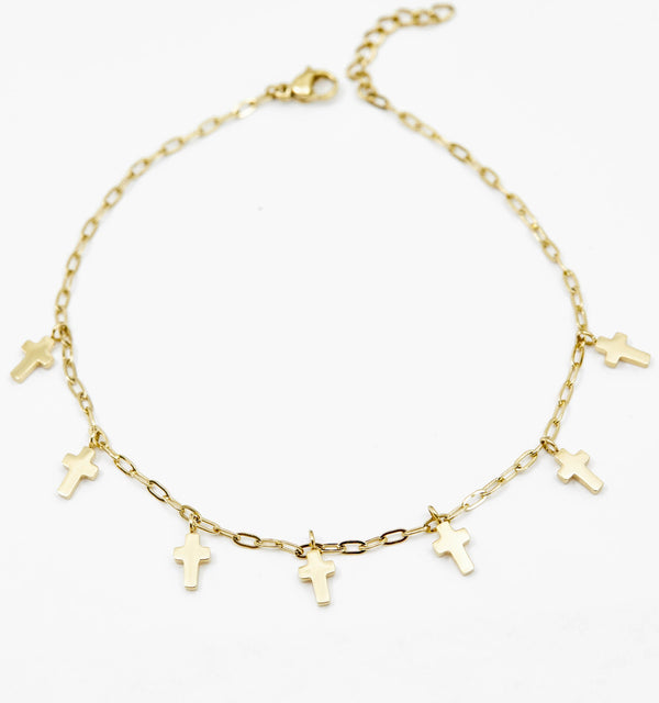 Cross Anklet