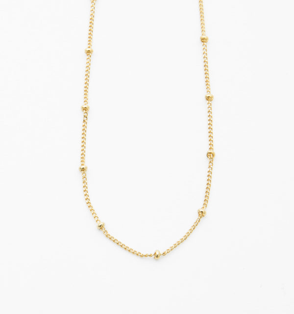 Saturn Gold Chain Necklace