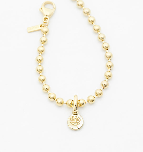 Carnation Flower Bracelet - January