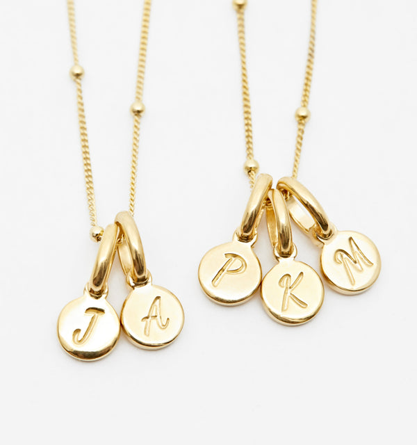 Double Initials Necklace