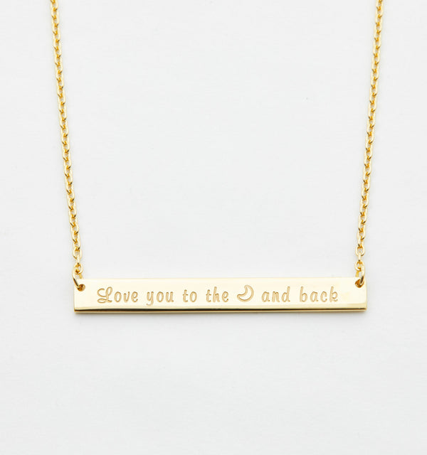 Gold Bar Necklace