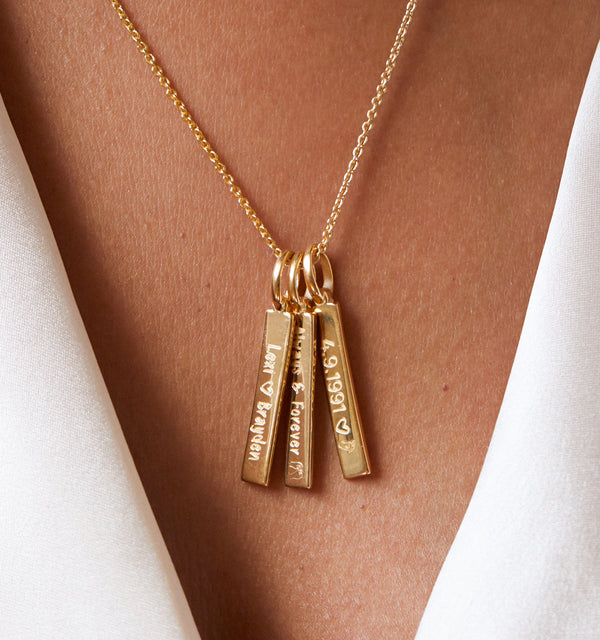 Triple Bar Necklace